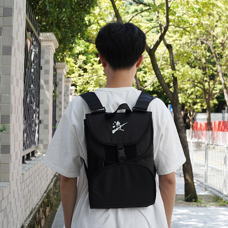 沸点JSICE双翘板大小鱼板陆z地冲浪板可拆卸外出黑色便携式背包