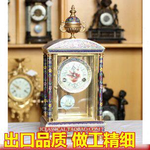 钟表 仿古钟表 欧式钟表 古典钟表 铜铸钟表 镀金珐琅机械钟
