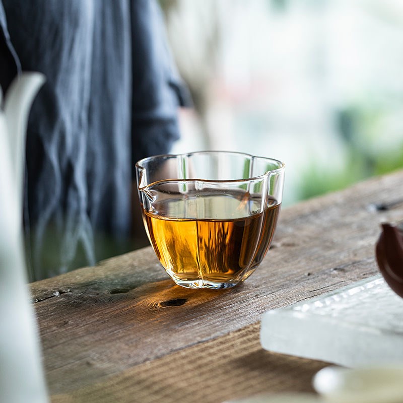 高硼硅玻璃公道杯日式家用分茶器加厚H耐热匀杯分茶杯功夫茶具茶