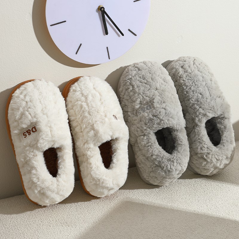 棉拖鞋女士冬季2023新款包跟室内家居防滑毛毛R绒保暖棉鞋女款外