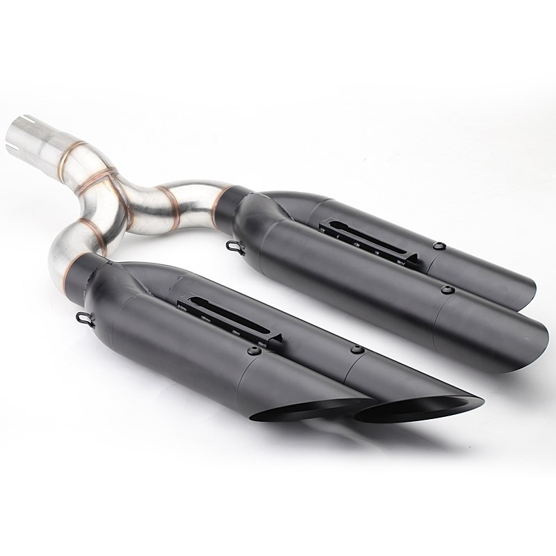 跑车改装黄龙600烟筒Jy600大排量尾排四出炸街排气管