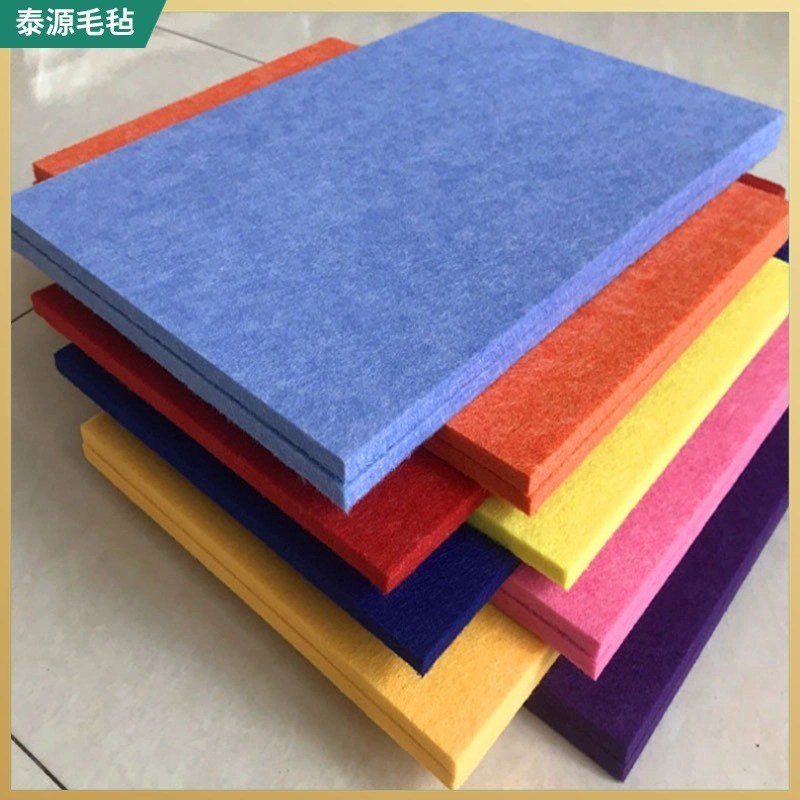 墙面吸音板e魔术贴可粘原声吸收毛毡背景装饰降噪吸音毛毡面板