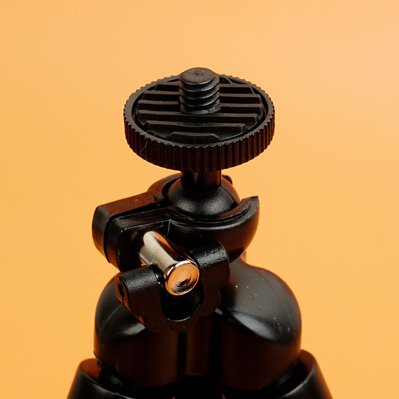 迷你支架运动相机三脚架口袋折叠便携可T连接微单 单反