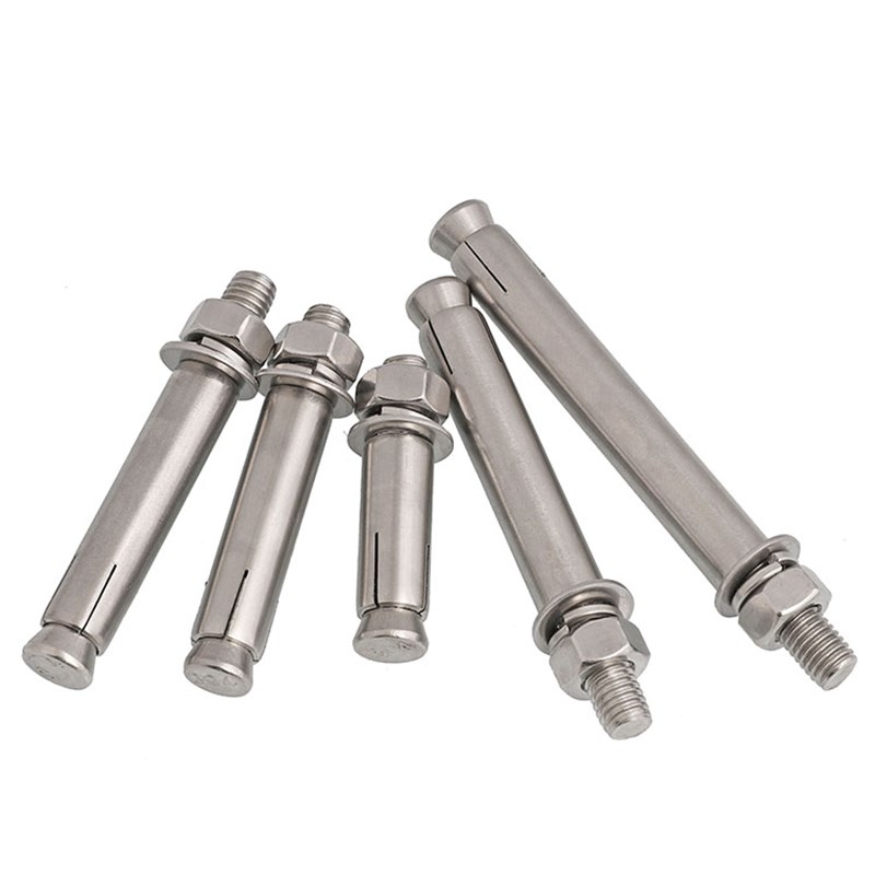 M6M8M10M12 201不锈钢膨胀螺丝膨胀螺栓加长拉爆爆炸*6V0x80/100