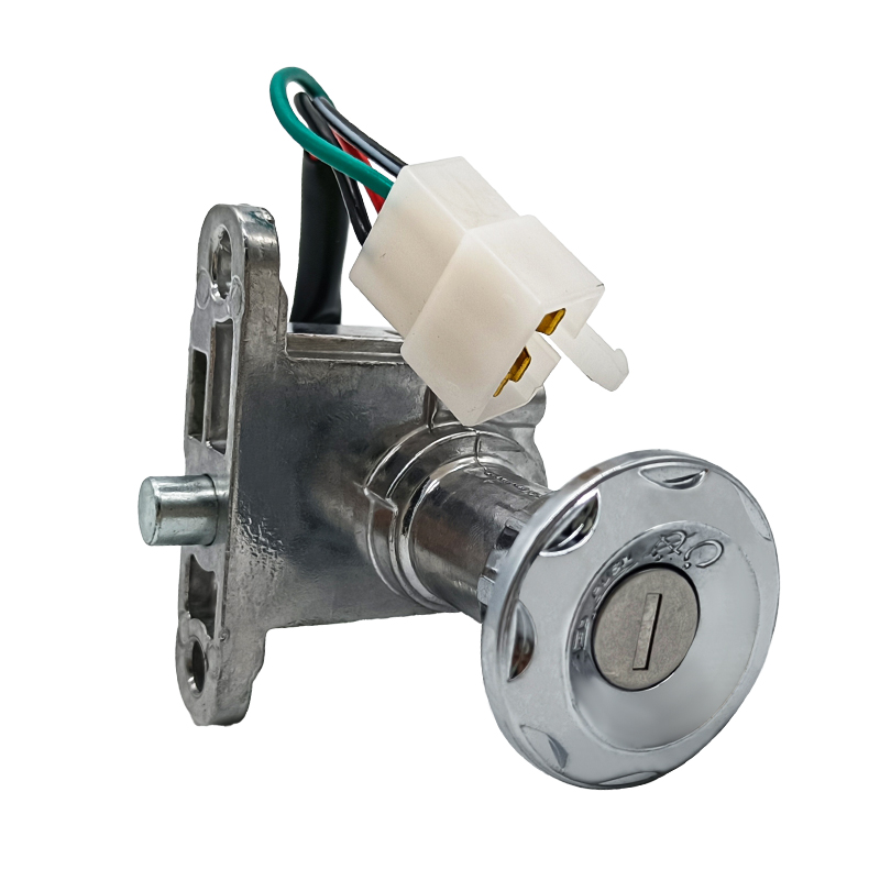 小龟王电动车电门锁龟王踏u板车龙头防盗器锁电源锁开坐垫一体车