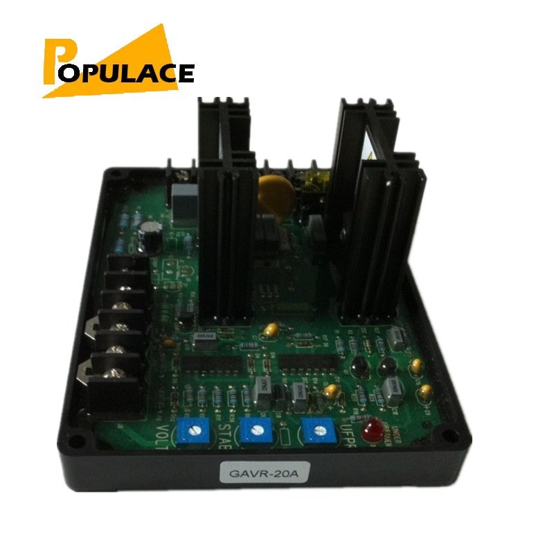 GAV-20A无刷发电机调压板AVA 电压调节器电压稳压板gav-20a