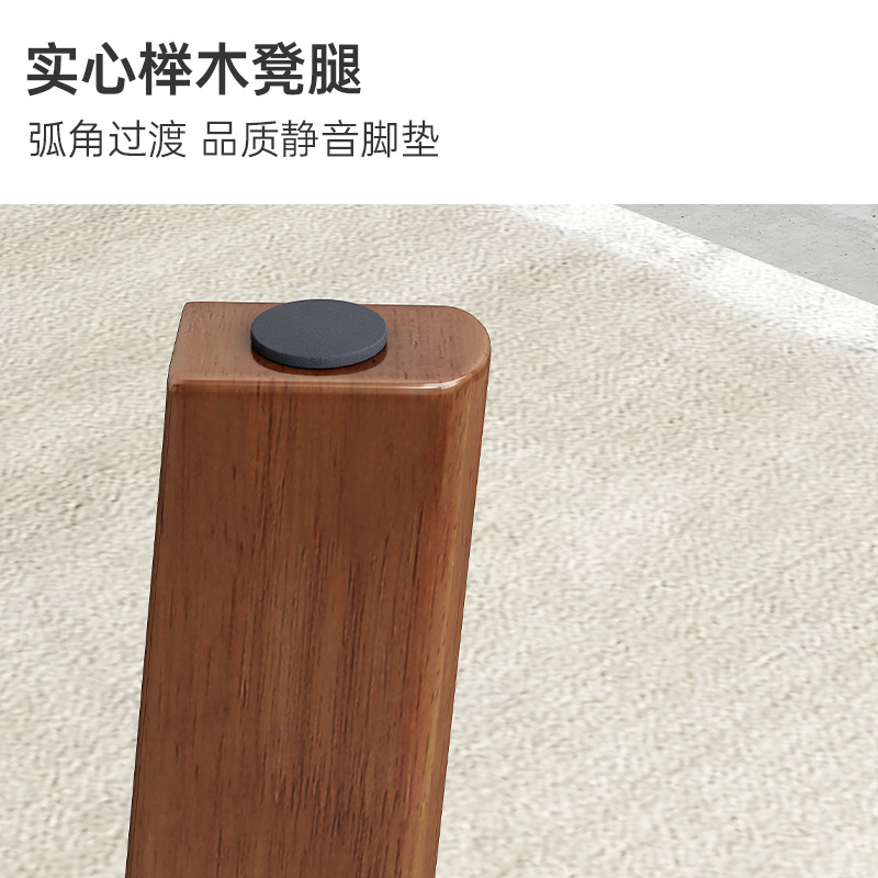 纯实木方凳子梳妆台化妆凳家用C可叠放简约结实餐厅木头高凳子