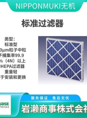 NIPPONMUKI无机/活性炭网循环滤芯/空气过滤器/FM350-14