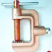 C型全铜重型旋转接地夹地线钳大功率焊机1000A纯铜地线夹钳搭地夹