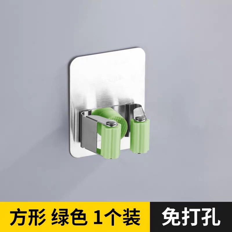 不锈钢衣钩排f夹扫把拖布架神器强力粘勾拖把挂钩免打孔壁挂卫生