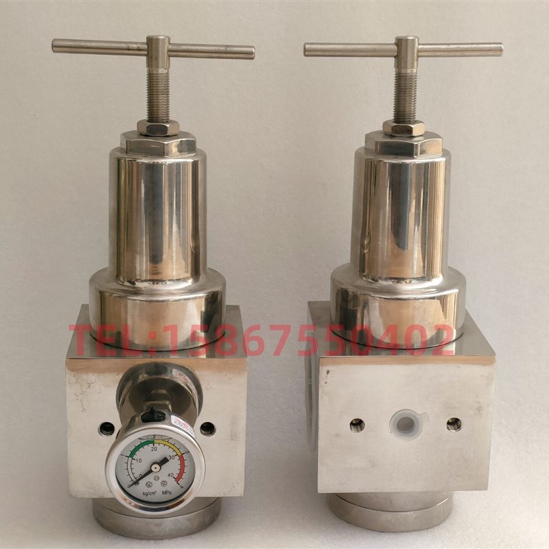 QTY-50不锈钢减压阀 螺纹连接QTY-40 3L04不锈钢空气调压阀 减压