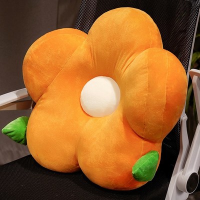 花朵腰靠办公室久坐护腰s神器靠垫座椅腰枕靠枕可爱沙发抱枕靠背