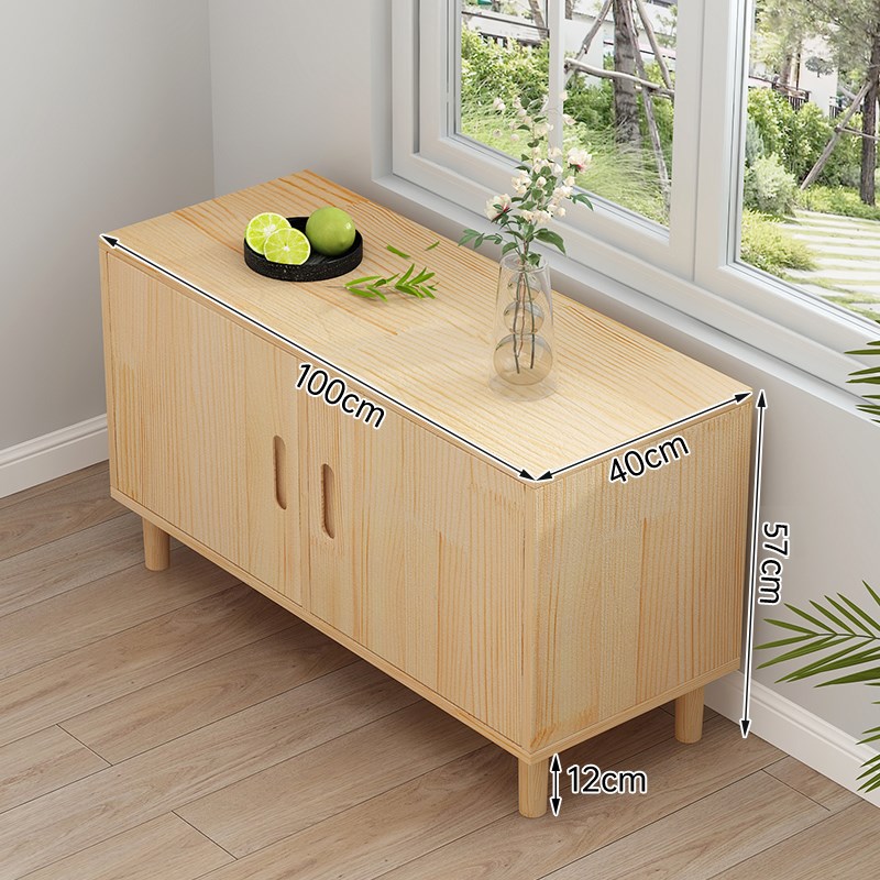 实木飘窗柜储物柜阳台收纳柜卧室A窗边矮柜子可坐榻榻米地柜长条