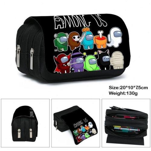 太空狼人杀的笔袋游戏Among Us周边文具袋小学生中学生大容量多层