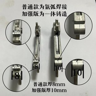 不锈钢三联机械锁锁绳器钢丝绳开关弓弦拉弦卡弦开关DIY配件扳手