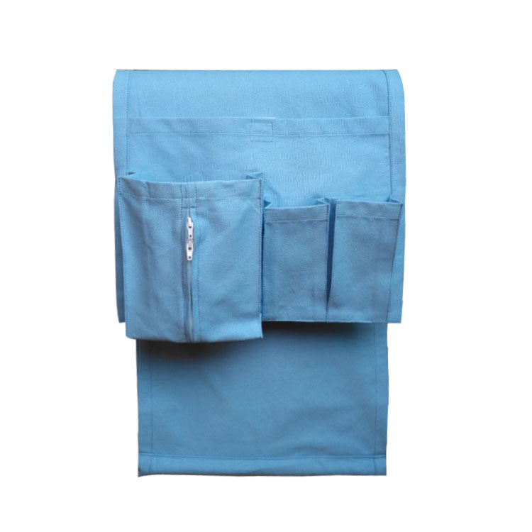 沙发扶手边遥控器收纳袋挂袋床边式布艺杂物整理手机多功能置物袋