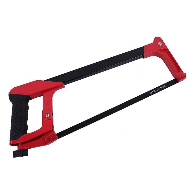 五金工具厂家 多用小钢锯架 方钢管手柄锯弓 1706钢锯架