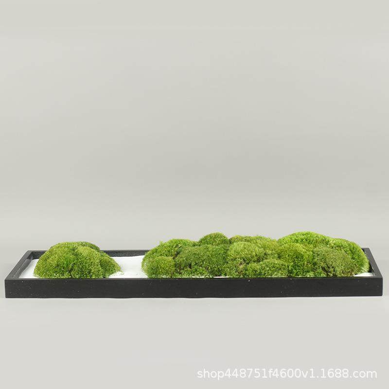 新中式大理石托盘永生苔藓装饰品办公室会议桌方形仿真绿植工艺品,鲜花速递/花卉仿真/绿植园艺,割草机/草坪机,淘宝优惠券,粉丝福利购,淘宝优惠卷