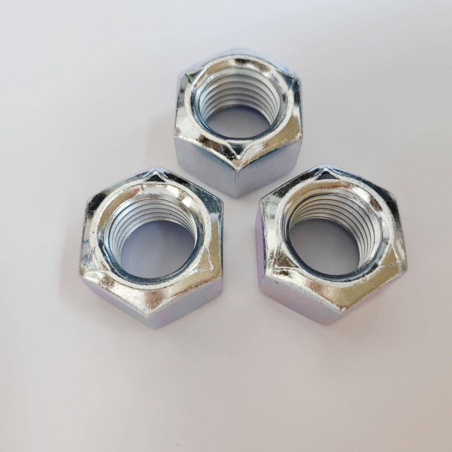 DIN980VGB6185ISO7042全金属六角压点锁紧螺母M5现货