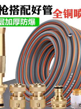 Z2J全铜高压洗车水枪家用套装纯铜直喷枪浇花工具四季软管冲洗地