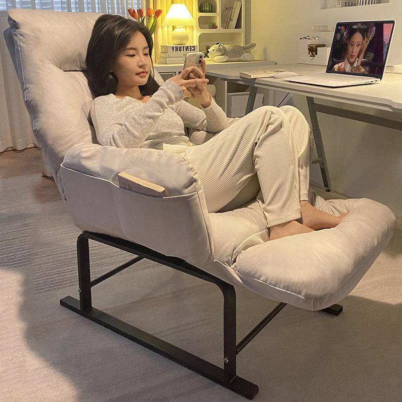 家用折叠沙发椅躺椅休闲懒人沙发办公室阳台午休宿舍舒适电脑椅子