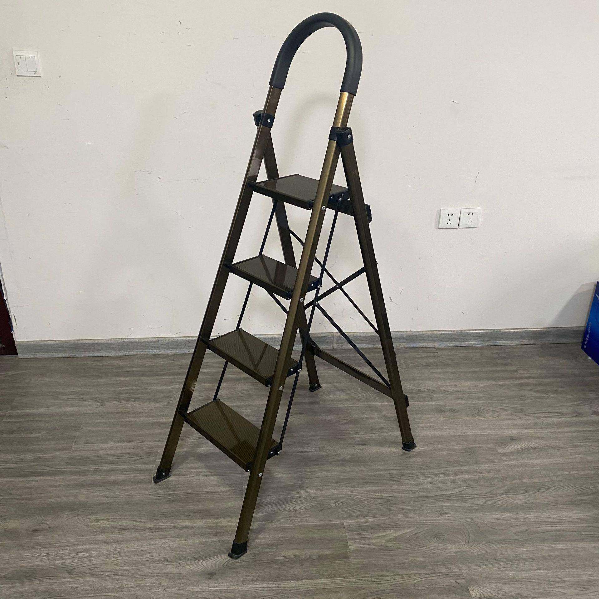 家用室内折叠铝梯D形铝合金梯多功能人字铝梯