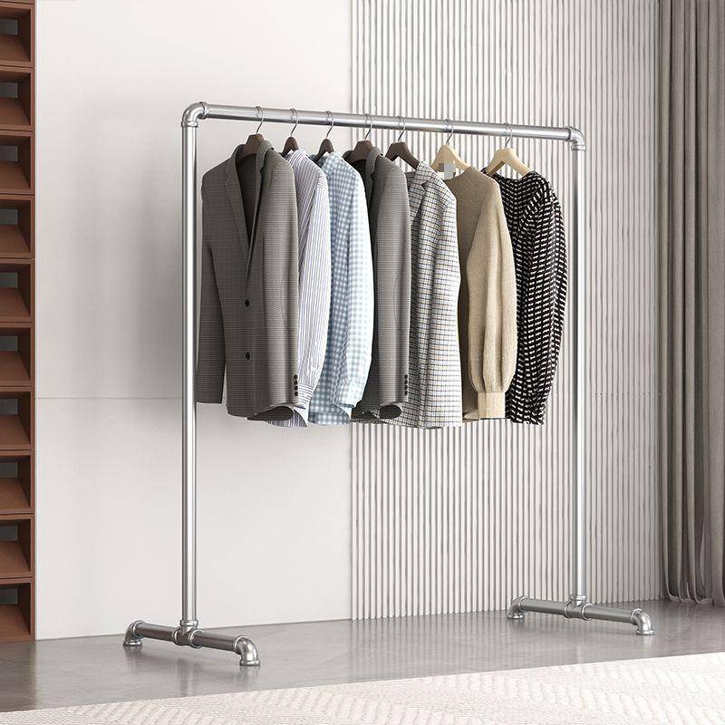 晾衣服的架子钢管晾衣架落地阳台卧室挂衣架家用凉挂晒被晾衣杆热