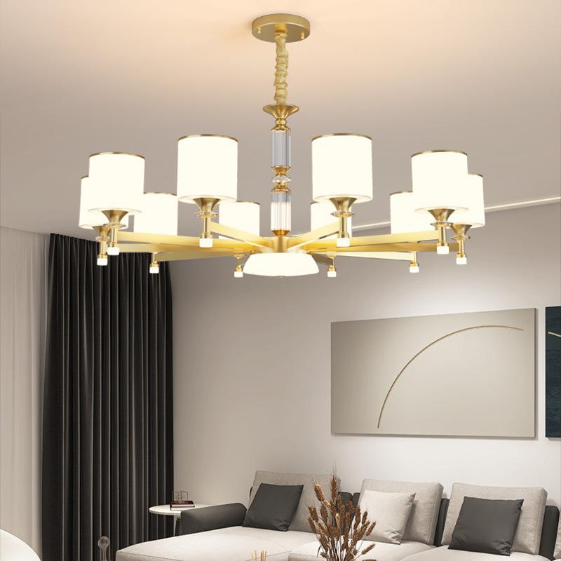 客厅吊灯2023年新款现代简约灯具餐厅主灯大气家用北欧大厅灯饰