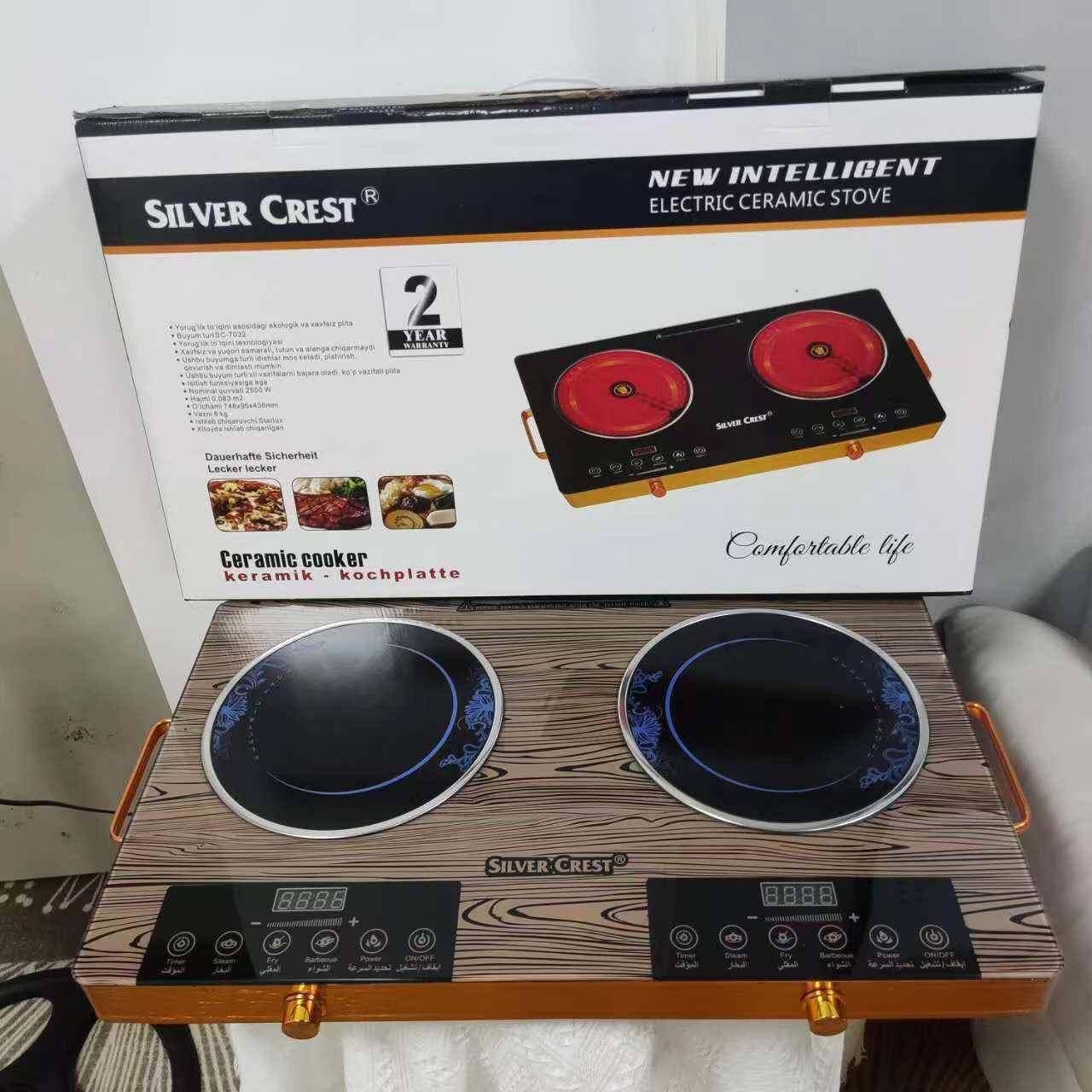 英文出口双灶炉电陶炉大功率家用智能多功能电磁炉带定时外贸,厨房/烹饪用具,冰箱除冰铲,淘宝优惠券,粉丝福利购,淘宝优惠卷