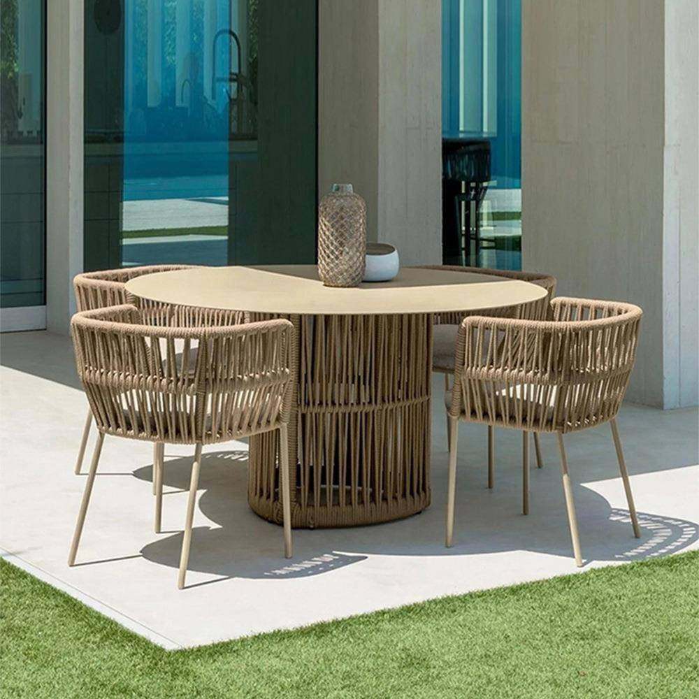 户外桌椅绳编花园阳台庭院室外露台防水防晒休闲北欧藤椅组合家具,商业/办公家具,商用藤编家具,淘宝优惠券,粉丝福利购,淘宝优惠卷