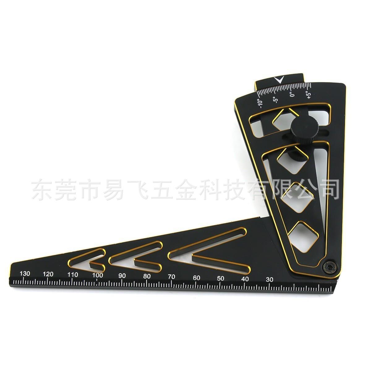 1/101/81/7RC模型遥控车车高尺角度尺四轮定位尺金属调车尺W62