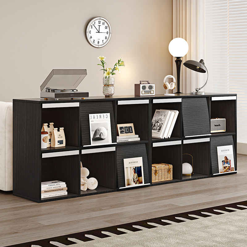 实木书柜落地靠墙置物架现代中古书橱客厅家用收纳储物柜组合书架,住宅家具,单个书柜,淘宝优惠券,粉丝福利购,淘宝优惠卷