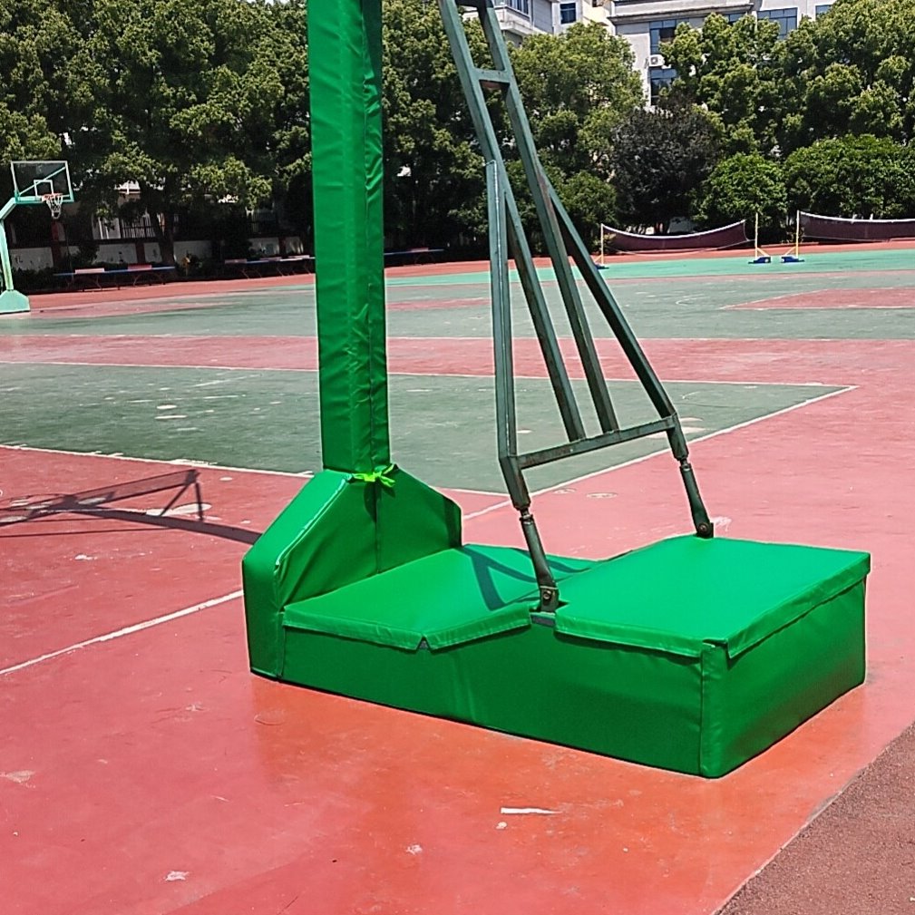 篮球架保护套路灯柱子钢结构方圆管底座安全软包运动防撞海绵护套