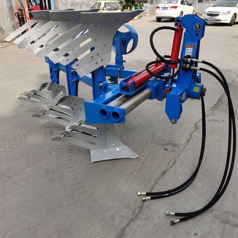 侧移可调幅d225-327液压翻转犁拖拉机带栅条双向农用深耕翻土机