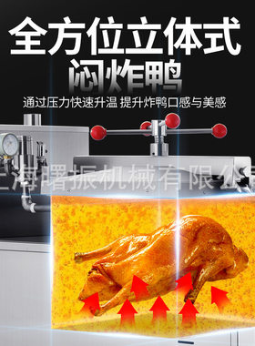 批发炸鸭炉 香酥鸡醉仙鸭高压炸锅电热不锈钢食品油炸炉 现货