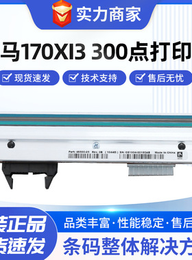 ZEBRA斑马170Xi3标签条码打印机 G46500M打印头热敏头 300dpi点