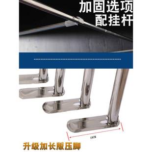 A6L蚊帐不锈钢加固升级版 三开门加密宫廷家用1.8m床压脚送