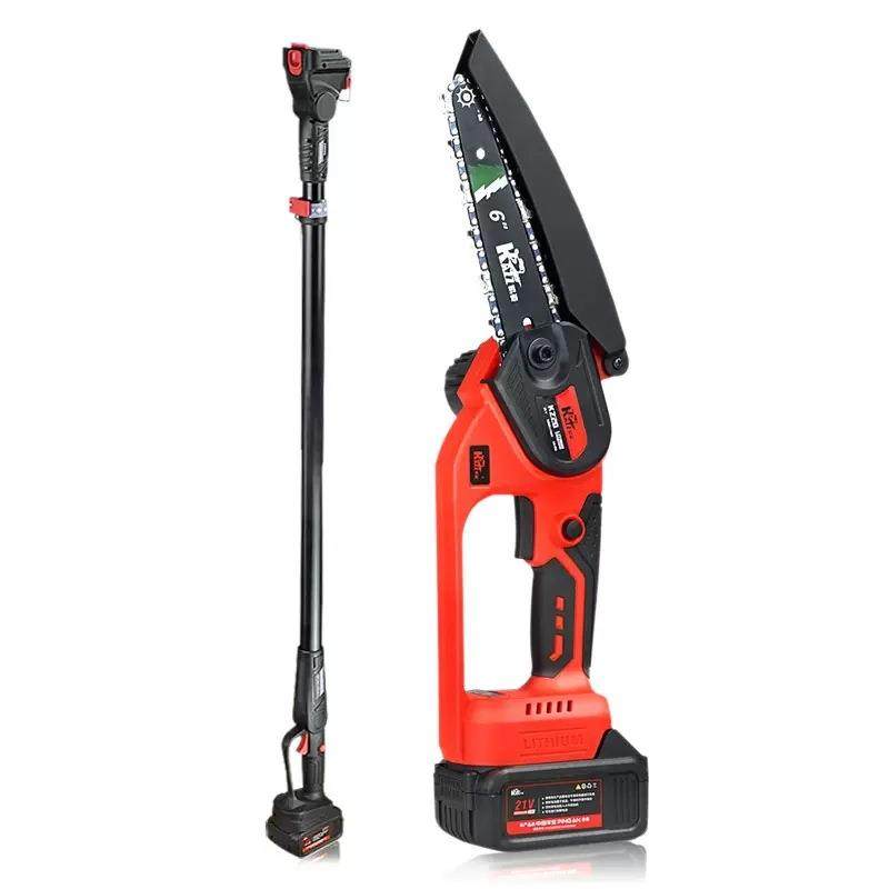 凯姿电锯KZ120大功率小型户外手持式长续航锂电户外手锯21V6寸,五金/工具,电链锯,淘宝优惠券,粉丝福利购,淘宝优惠卷