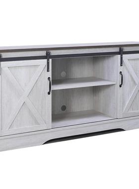 美式电视柜门滑轨木柜家具吊轨迷你谷仓门配件家用Barndoor