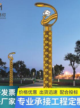户外大型景观灯园林景区led异形灯高端绿化造型灯柱形镂空景观灯