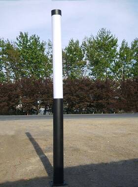 3米2m圆柱形院子过道引路矮柱灯铝材亚克力庭院灯LED景区口红路灯