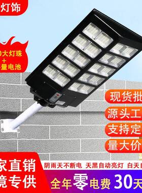 灯新农村照明家用大功率一体化路灯感应led智能感应