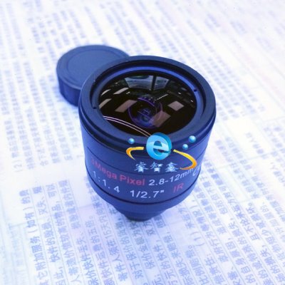 300万像素高清镜头2.8-12mm手动变焦IR红外镜头焦距可调M12接口A.