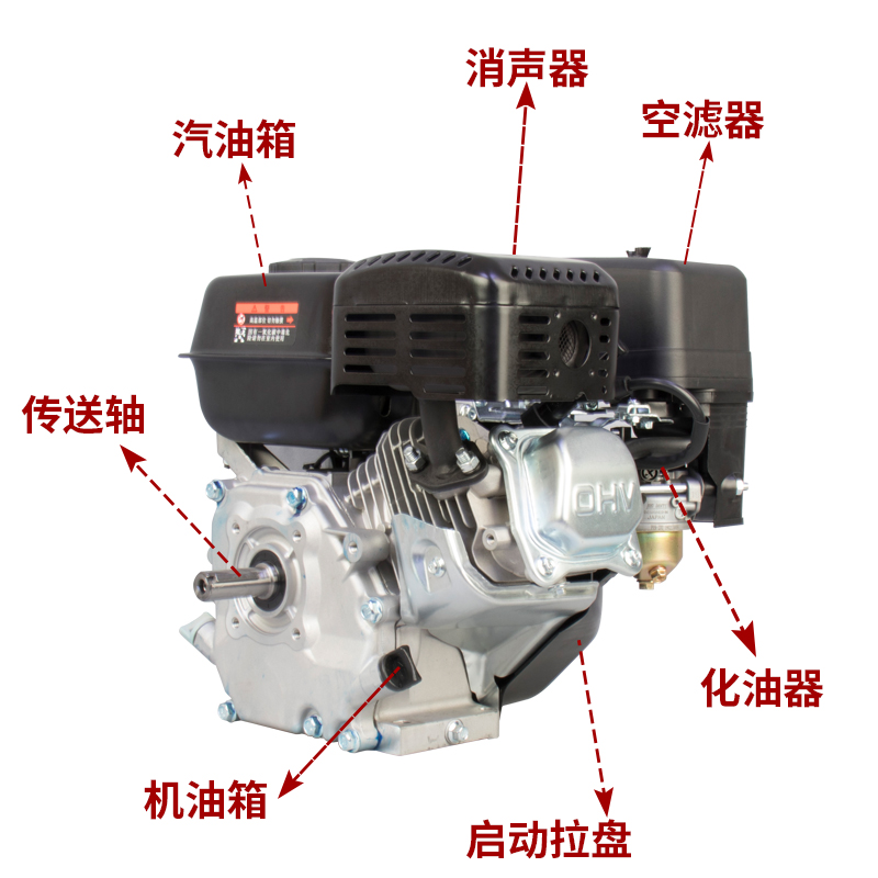 船挂机汽油机四冲m程船外机汽油挂桨机船用推进器船用发动机