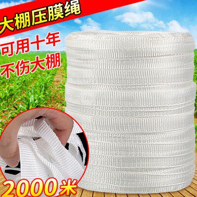 大棚专用压膜带压膜绳抗老化压膜线压膜绳子2000米塑料大棚压膜卡