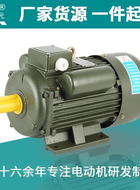 闽东款2.2/3/4W千瓦2极4极单相异步电动机搅拌机大马力电机