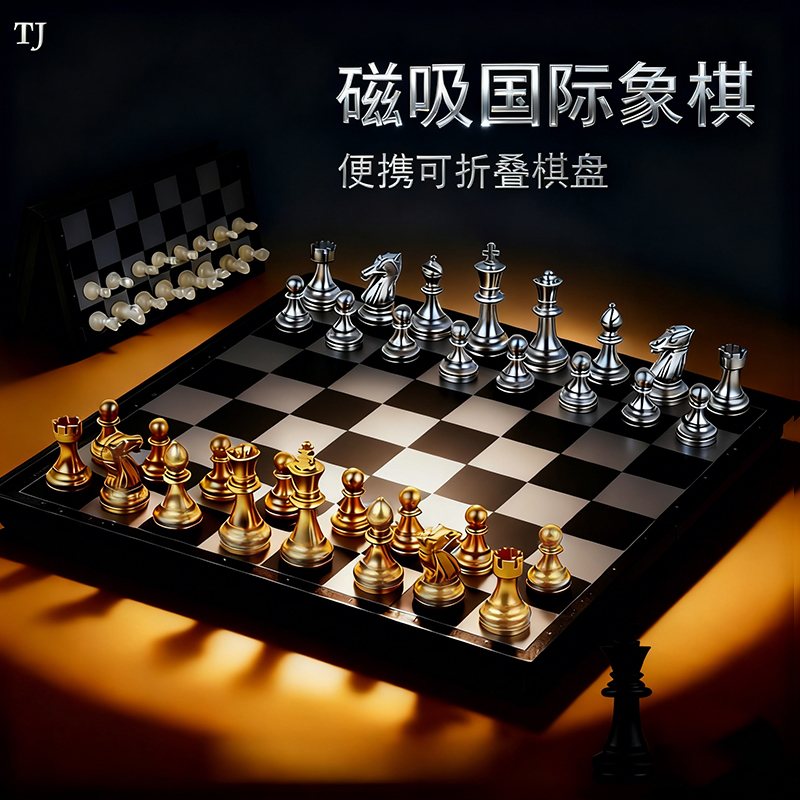 国际象棋带磁性小学生专用