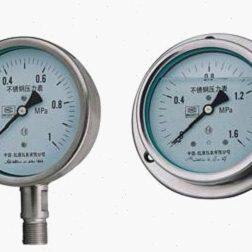 Y-63B-FZ,Y-100B-FZ,Y-150B-F,Y-103B-FZ不锈钢耐震压力表/抗震表