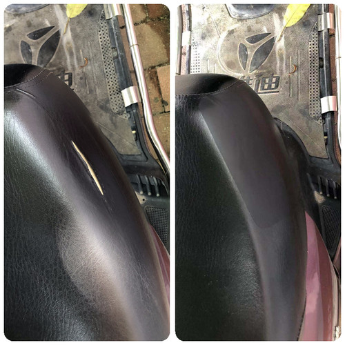 电动车皮革f自粘修补皮三轮座椅专用透明防水修补丁贴不翘皮