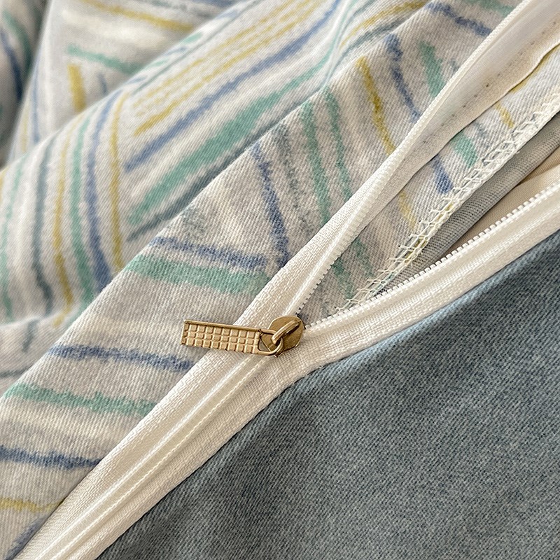 2025新款80支全棉加厚磨毛四件套床品春夏被套Q床单学生宿舍三件